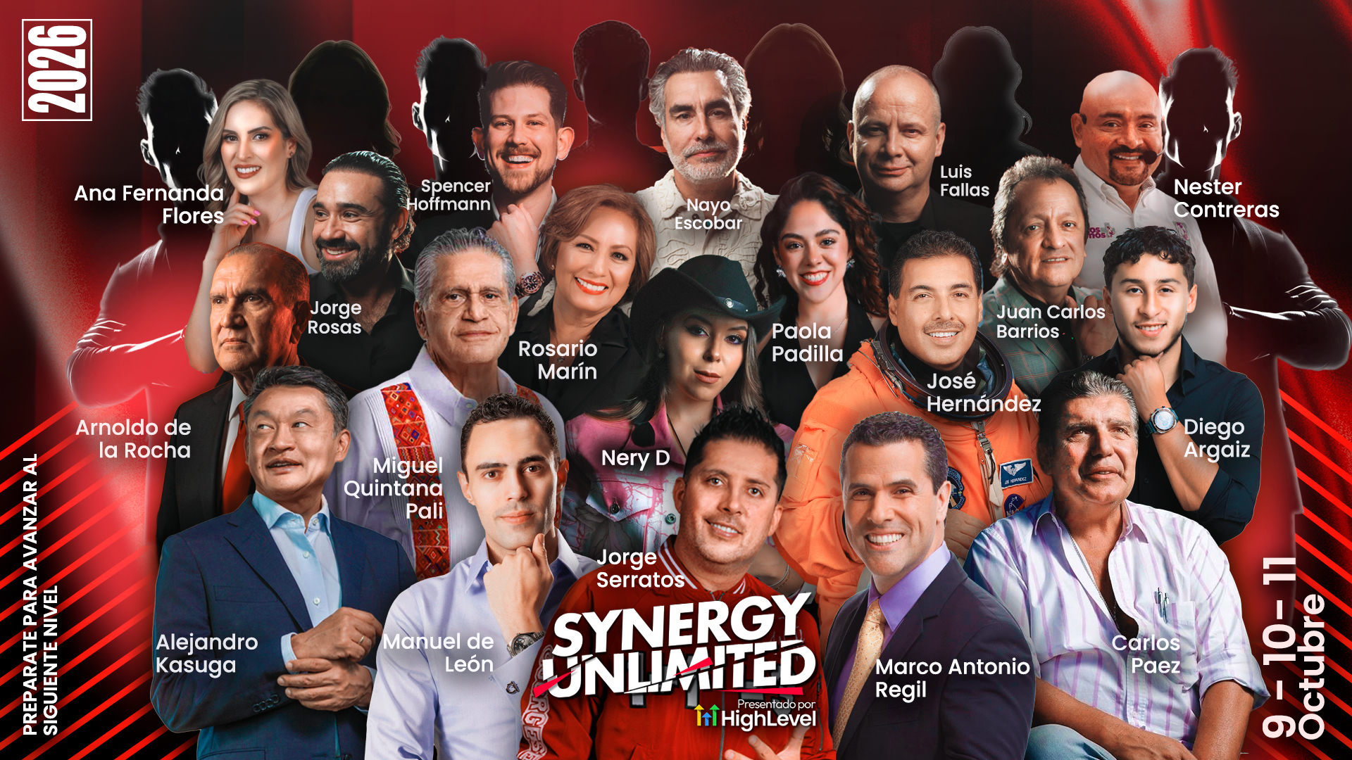 Cartelera Synergy Unlimited 2026